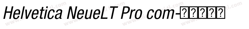 Helvetica NeueLT Pro com字体转换